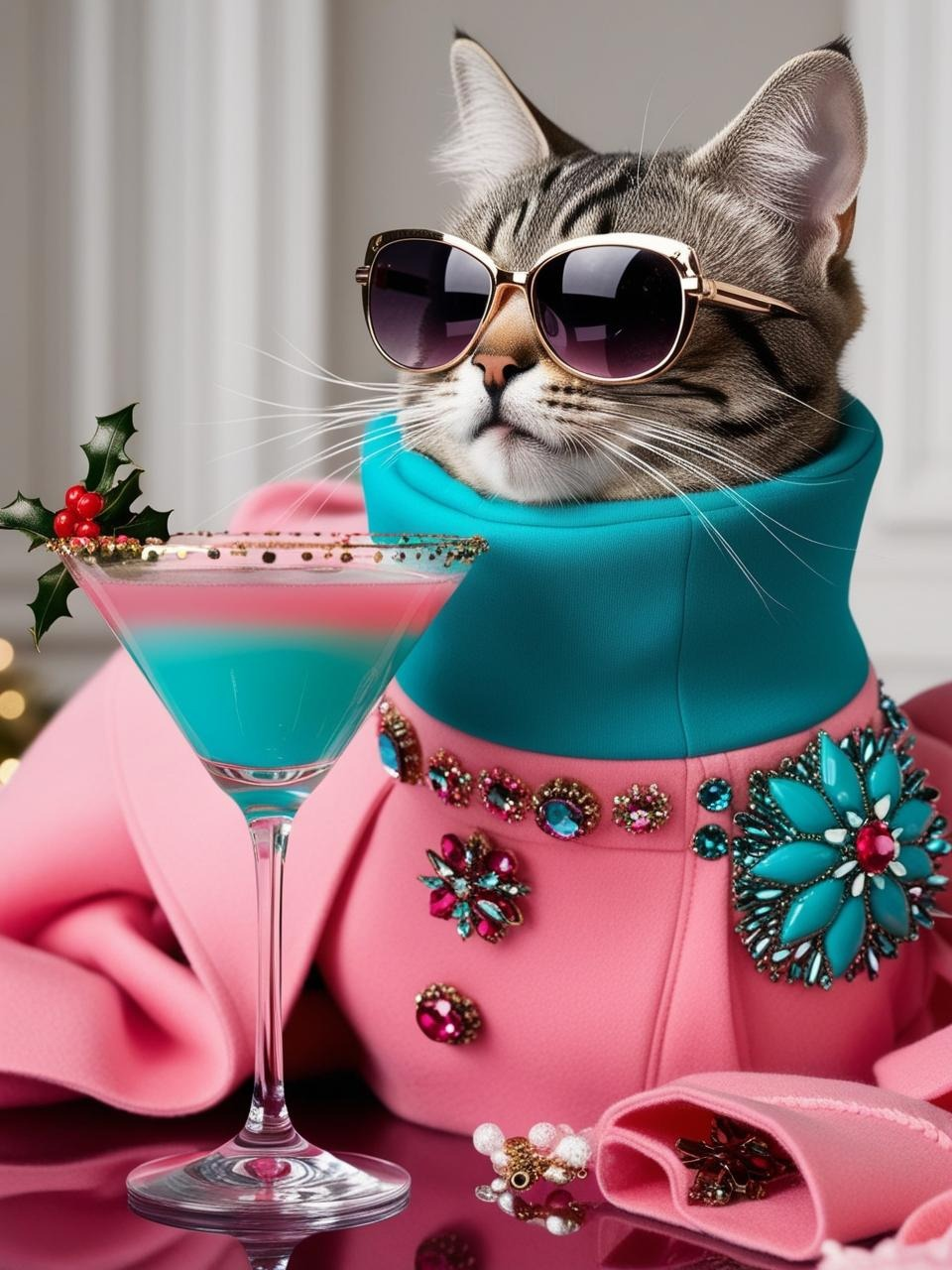 Me & My IDGAF Cattitude - A4 Digital Art Print