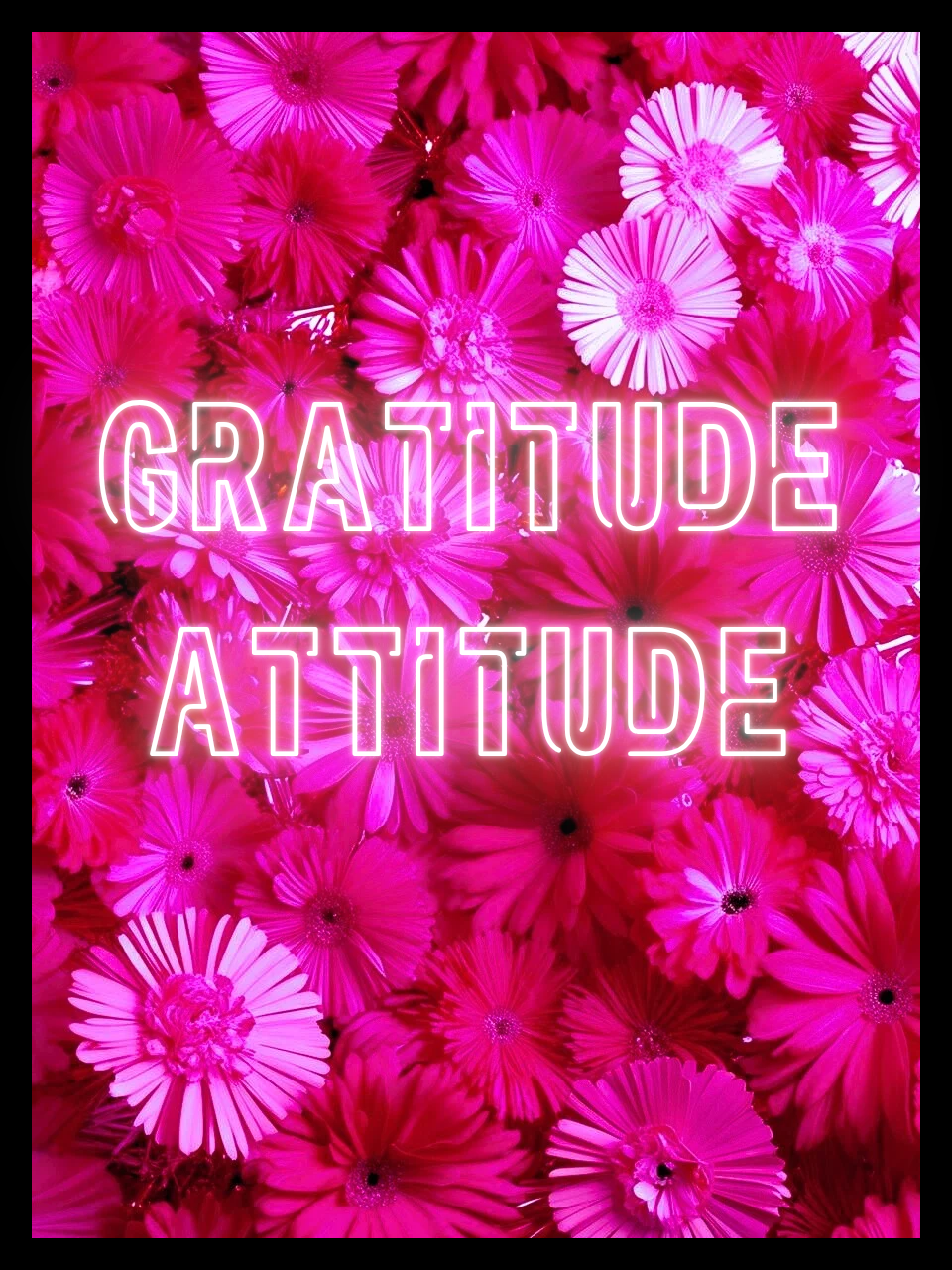 Gratitude Attitude - A4 Digital Art Print